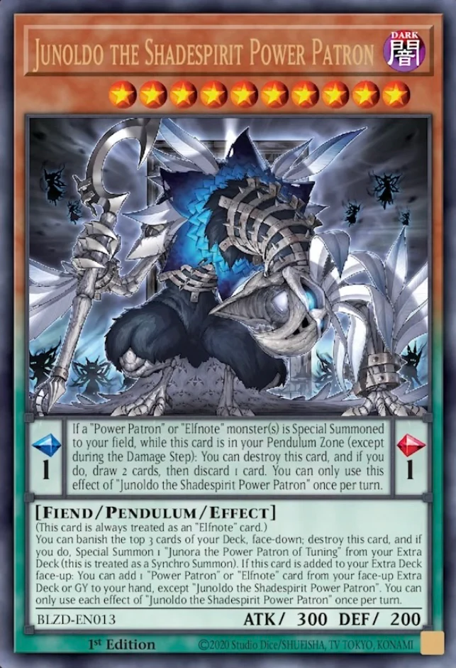 BLZD-EN013 "Junoldo The Shadespirit Power Patron" Ultra Rare