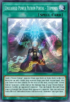 BLZD-EN056	"Prohibited Power Patron Portal - Terminus" Super Rare