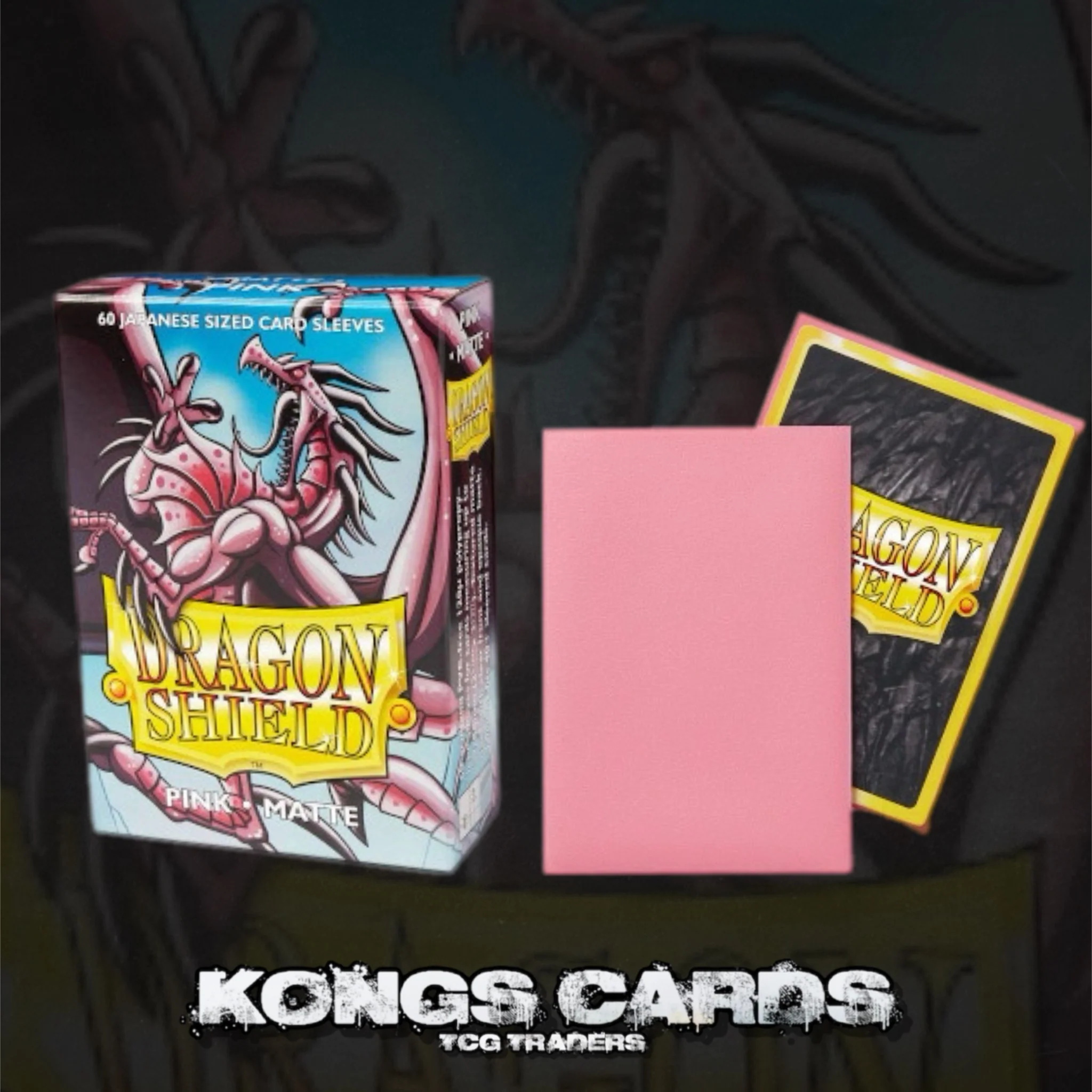 Dragon Shield - Matte Japanese Size Sleeves 60pk - Pink