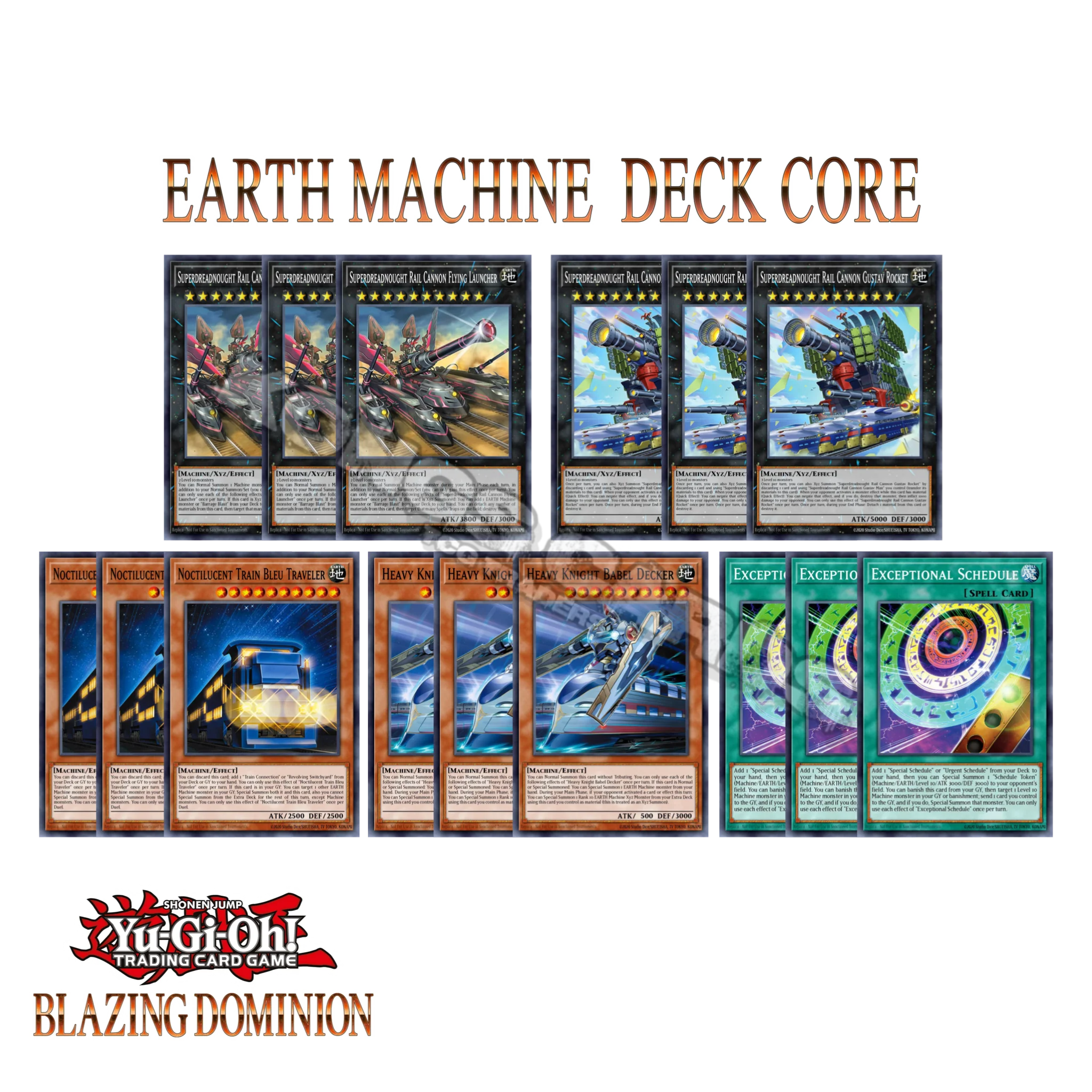 Earth Machine Deck Core BLZD 15 Cards