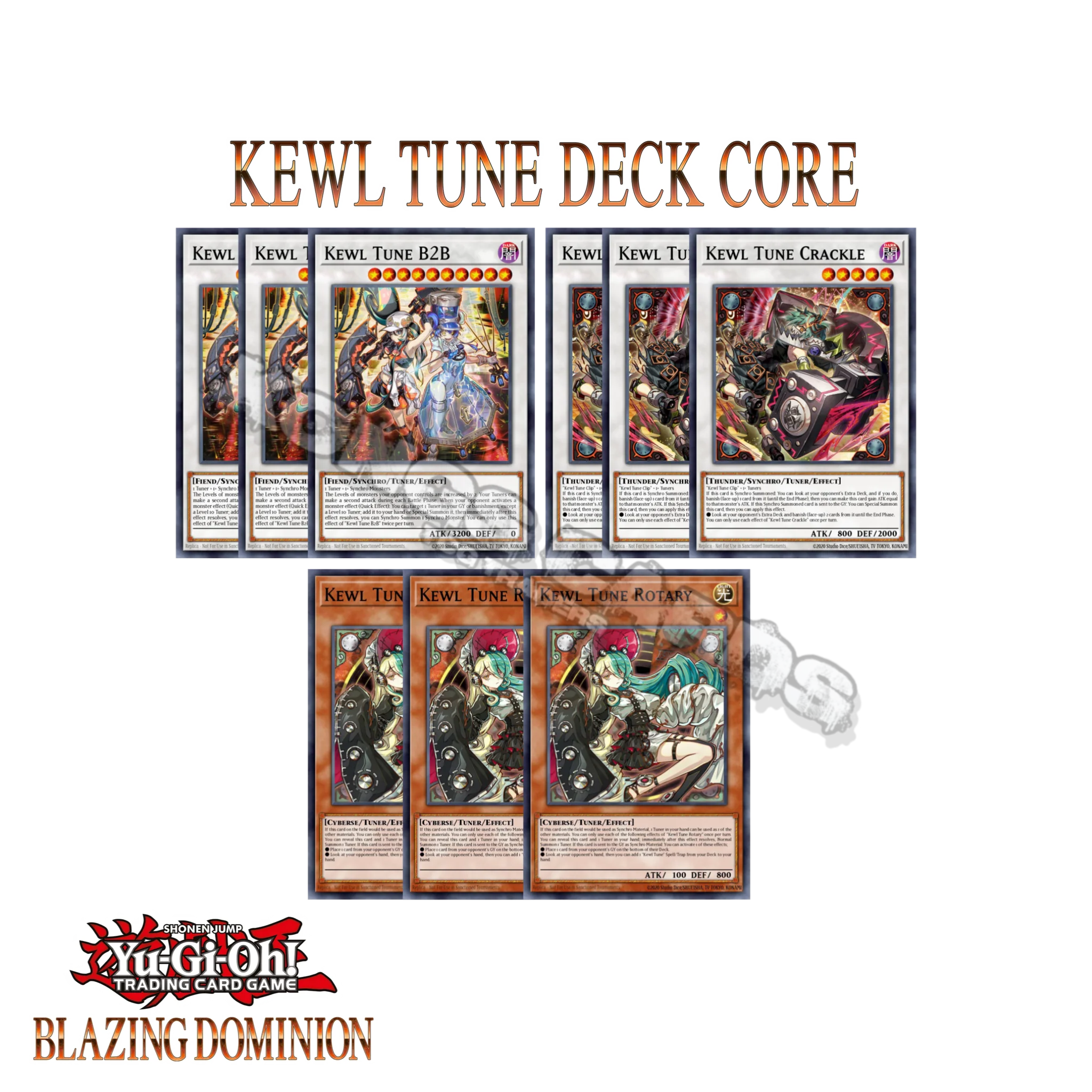 Kewl Tune Deck Core BLZD 9 Cards