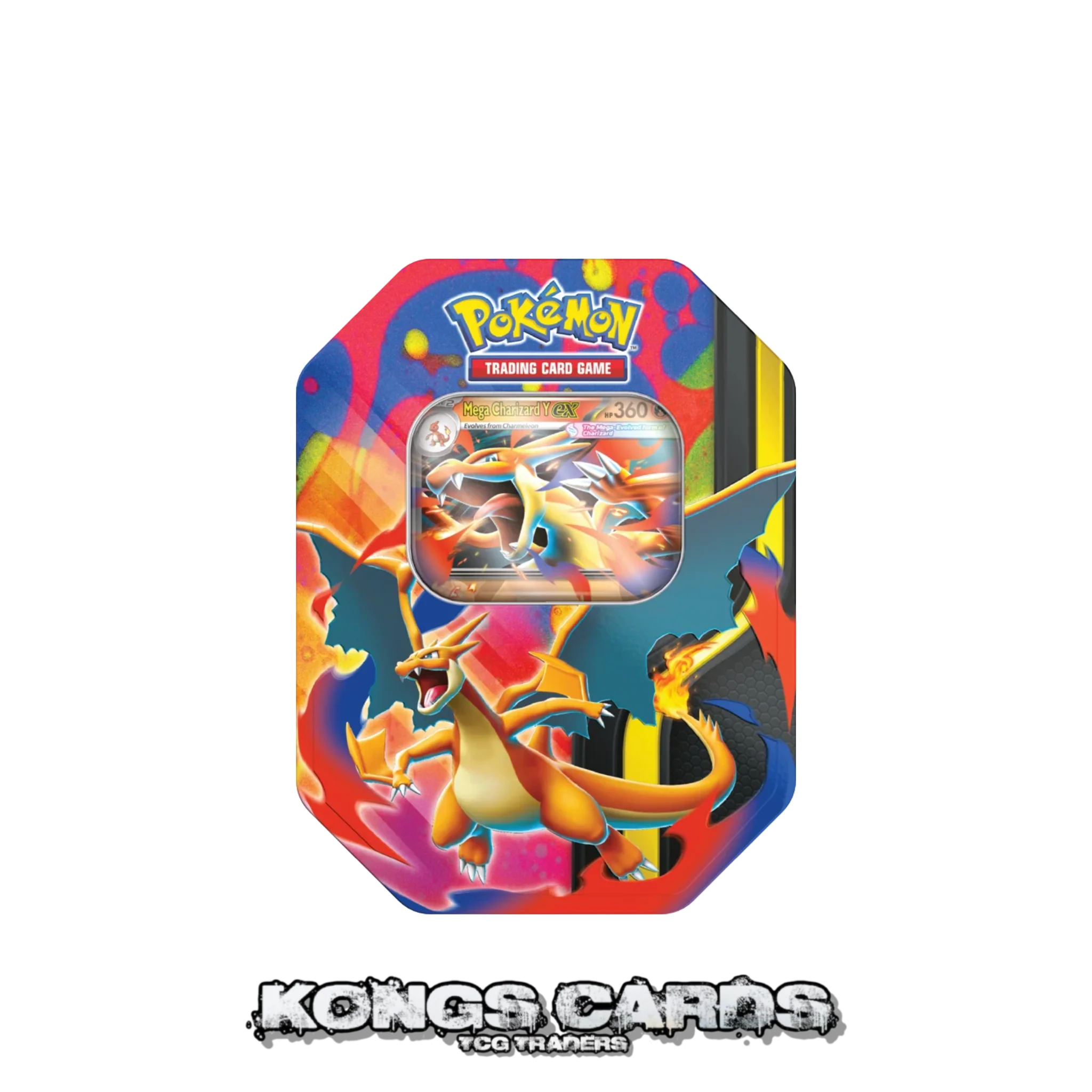 Pokémon Mega Charizard Ex Tin - ARTWORK 1