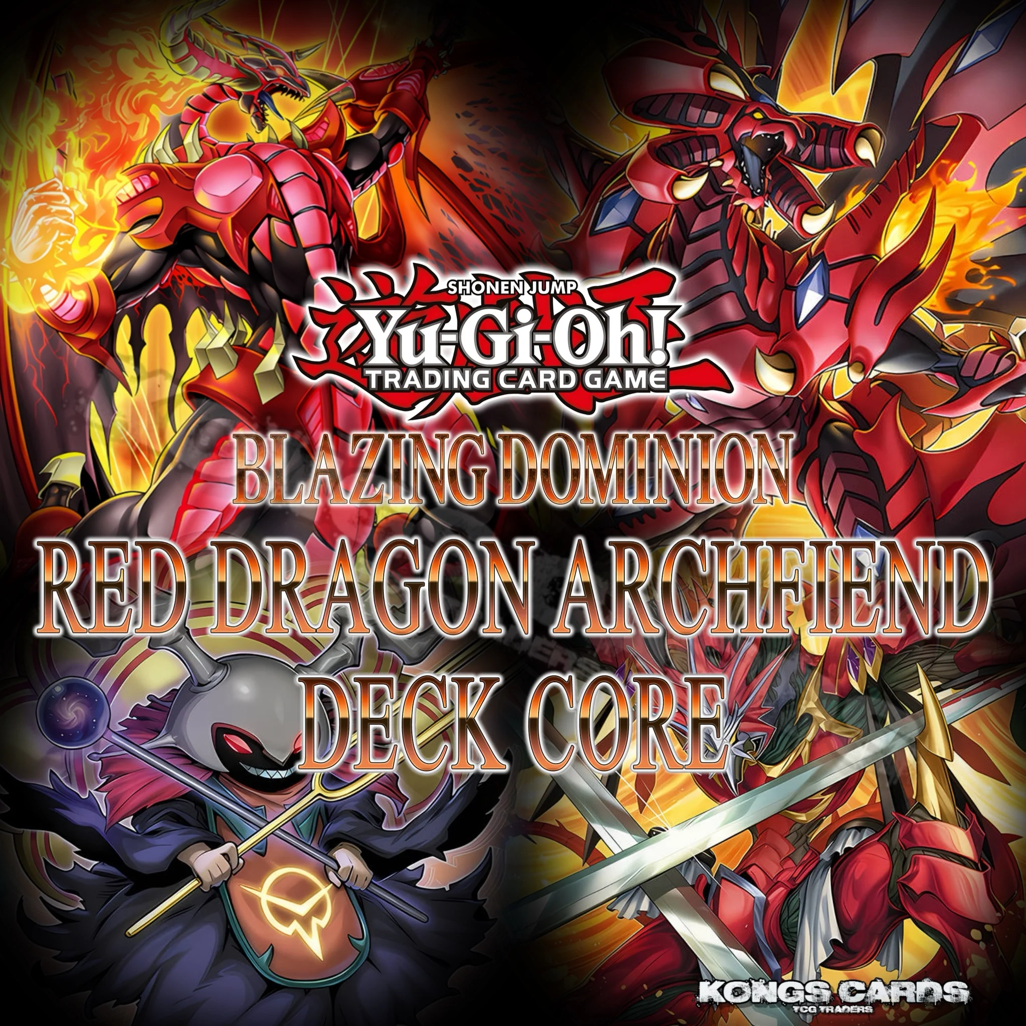 Red Dragon Archfiend Deck Core BLZD 27 Cards - Image 2