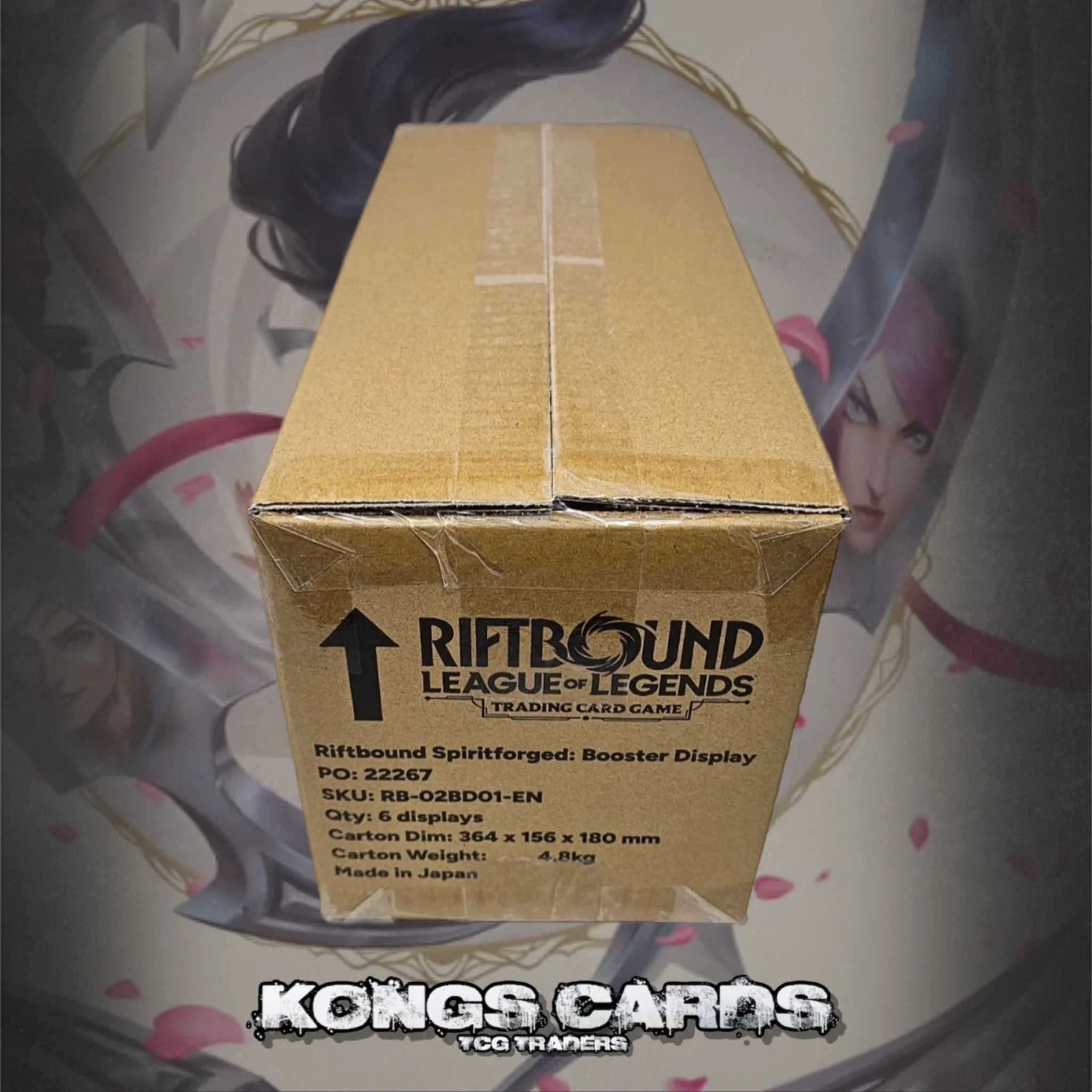 RIFTBOUND SPIRITFORGED LEAGUE OF LEGENDS - BOOSTER BOX CASE (6 BOXES, SEALED) - Image 4